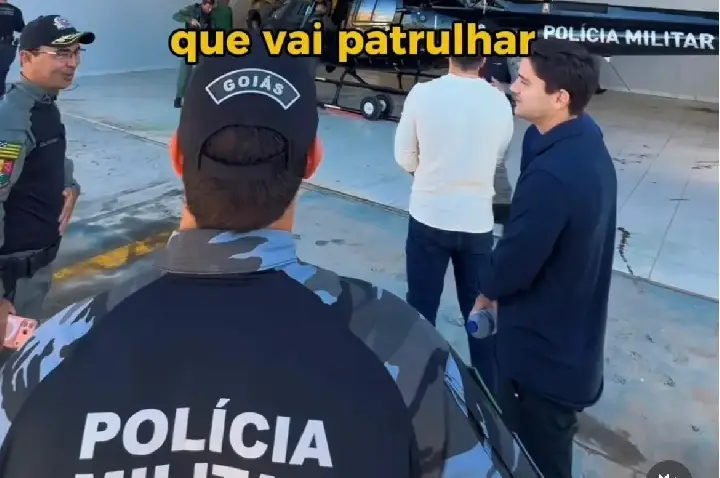 Em visita técnica a nova base do Graer em Luziânia, Diego destaca a importância da companhia para cidades do Entorno.