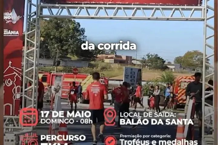 Luziânia se prepara para a 3ª edição da Corrida do Divino Espírito Santo; veja vídeo