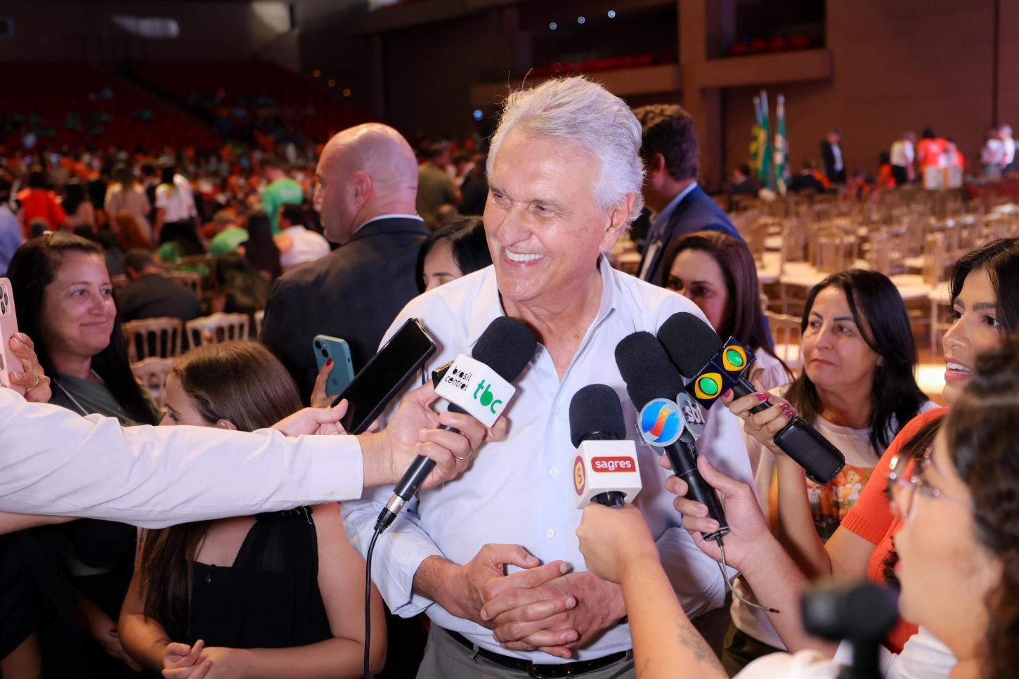 Em vias de formar federação, Solidariedade e PRD querem ter Caiado como candidato a presidente