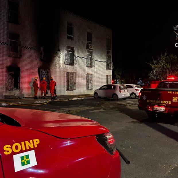 Idoso morre após incêndio em um apartamento na Asa Sul
