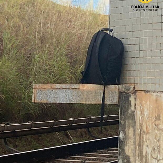 Mochila suspeita interrompe operação do metrô em Samambaia