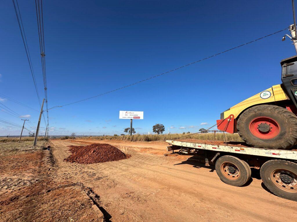 Obra na marginal da Br 040 começa para viabilizar trânsito Local