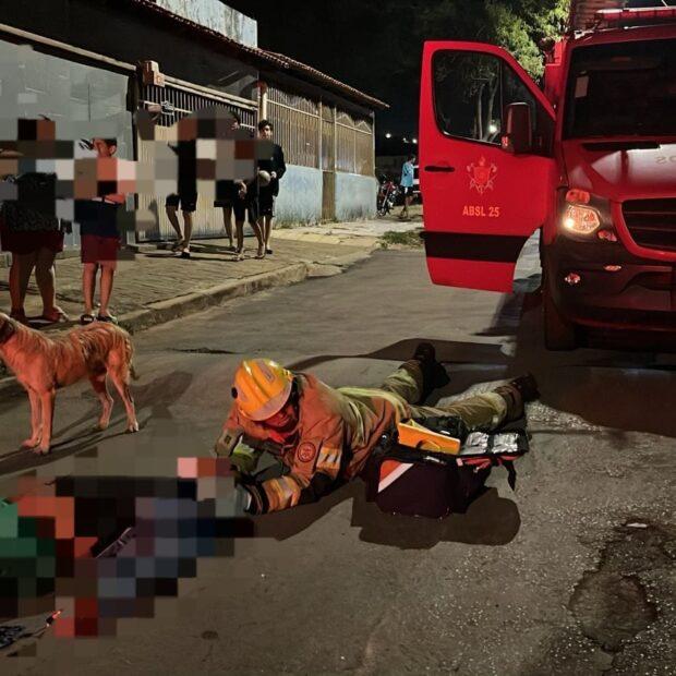 Colisão entre carro e carroça deixa quatro feridos no Gama