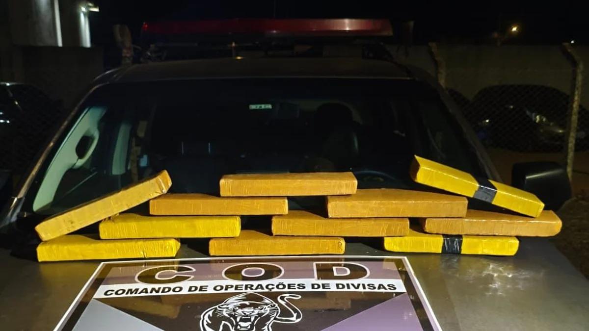 Homem que transportava 11 kilos de maconha é preso em Goiás