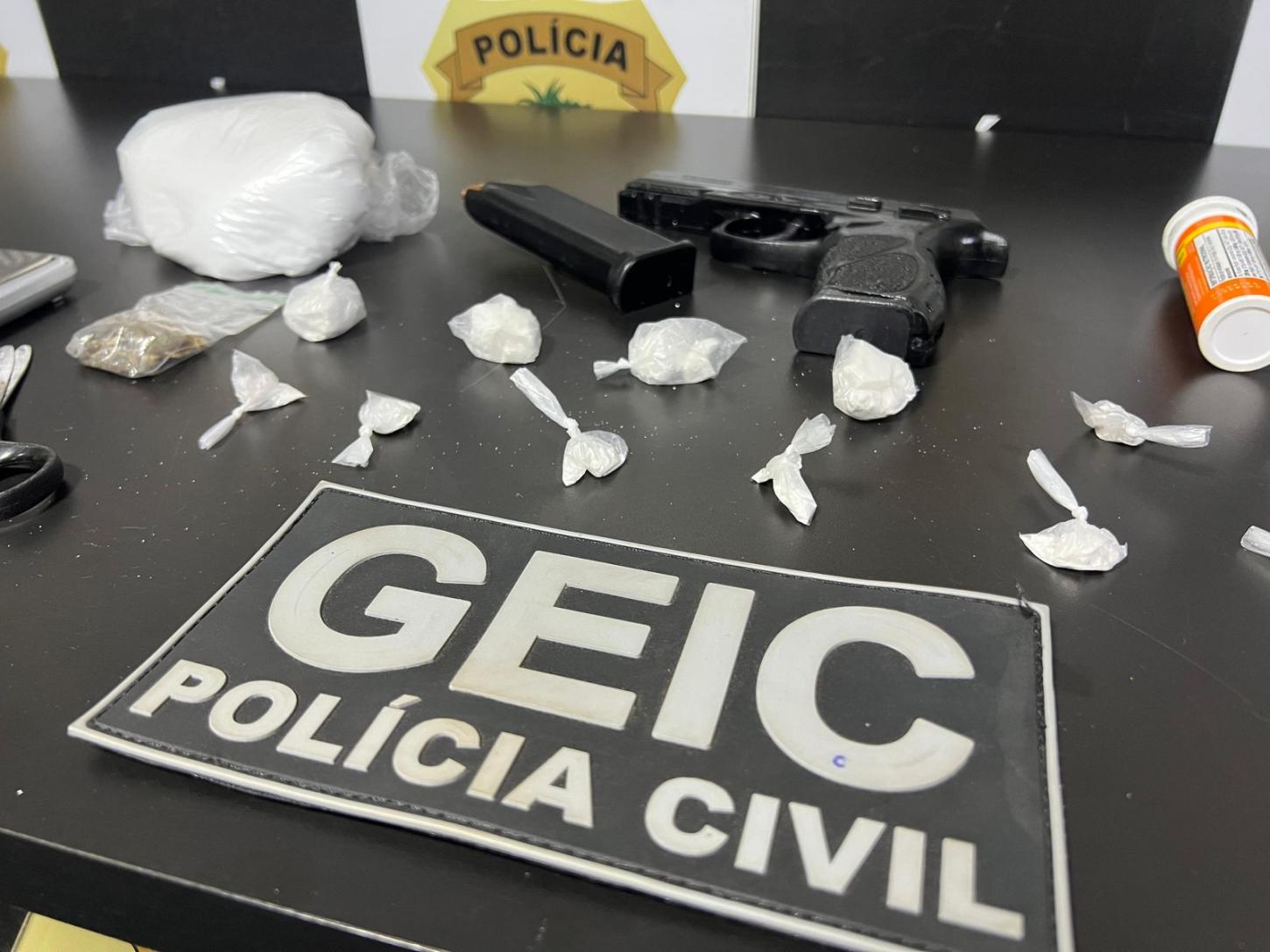 Operação da polícia civil prende acusado que recrutava menores para o tráfico em Valparaíso
