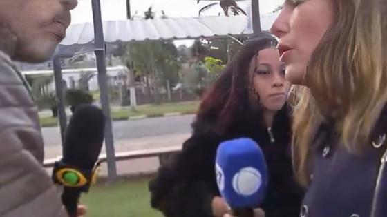 Repórter da Band empurra jornalista da Record e eles discutem ao vivo; veja vídeo