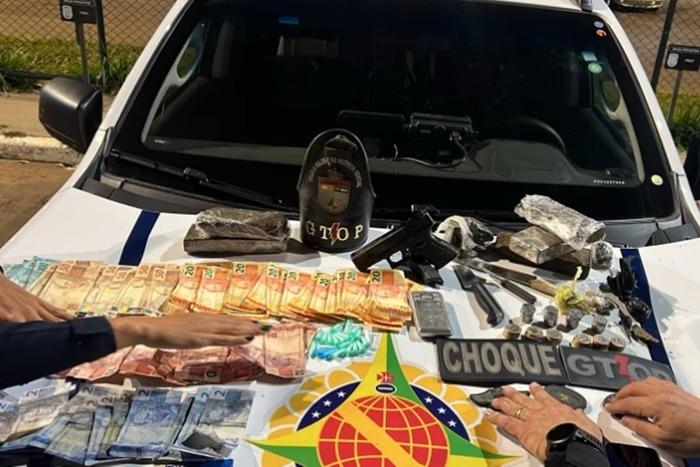 Traficante reage a prisão e acaba baleado no DF