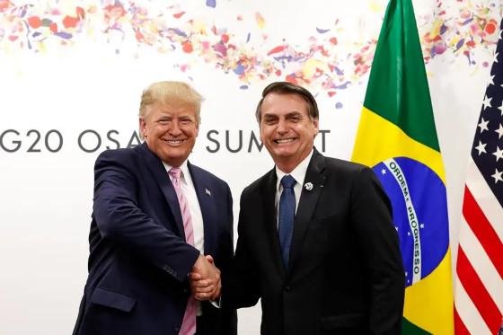 Trump diz que Bolsonaro não é seu amigo, mas é um 'bom homem'