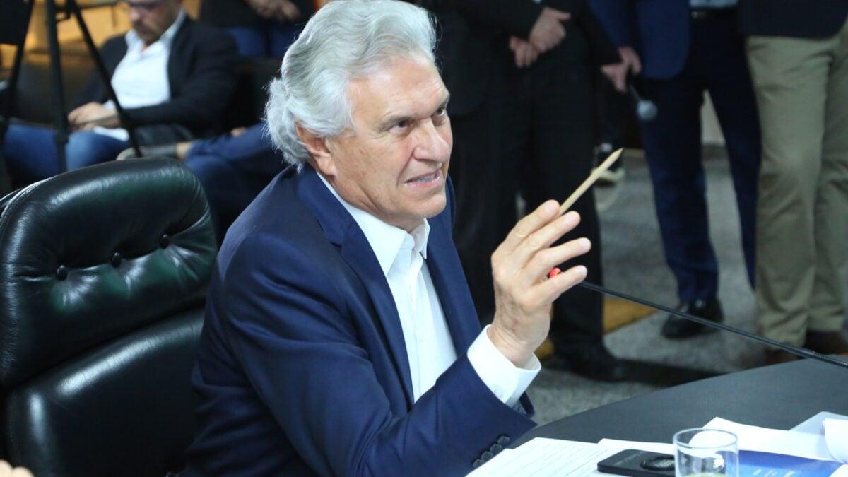 Caiado comemora queda superior a 90% em índices criminais de Goiás