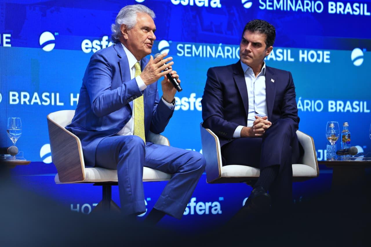 Caiado defende inovação em IA para garantir crescimento do país, em evento do Instituto Esfera Brasil