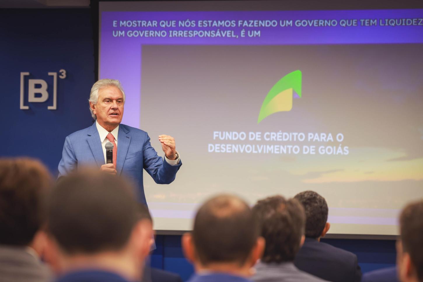 “Em Goiás há confiança, segurança e oportunidade para investidores”, afirma Caiado ao lançar fundo de investimento na Bolsa