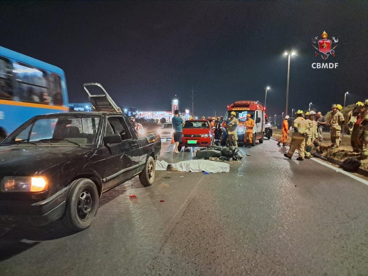 Motociclista morre após colisão violenta contra Audi Q5 na BR-060