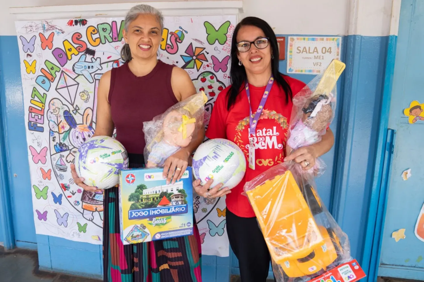 Goiás Social e OVG mobilizam escolas públicas para a tradicional distribuição de brinquedos do Natal do Bem