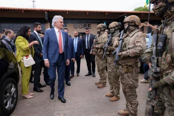 Liderada por Caiado, comitiva de Governadores da Direita vai ao Rio prestar apoio às forças de segurança