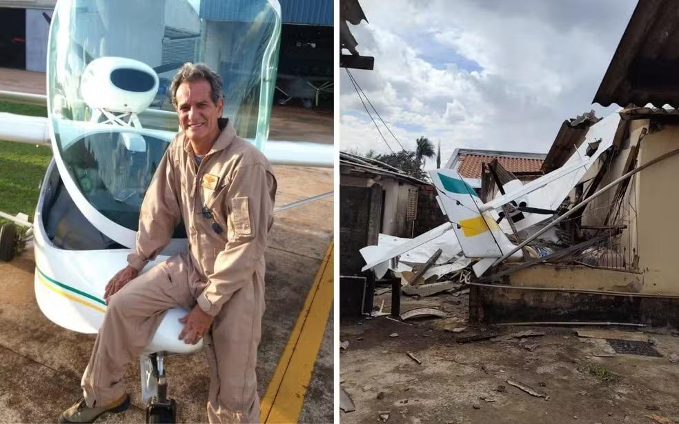 Piloto de avião que caiu sobre casa tem aeronave há 17 anos