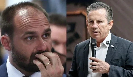 Eduardo Bolsonaro é ‘louco’ e ‘está falando m*rda’, dispara governador de MT