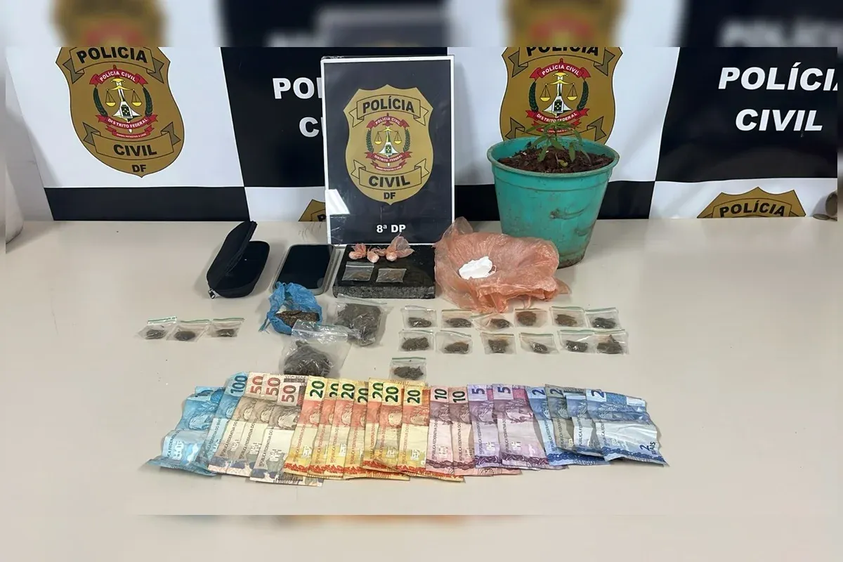 Grupo usava parentes e conhecidos para vender drogas em pontos do DF