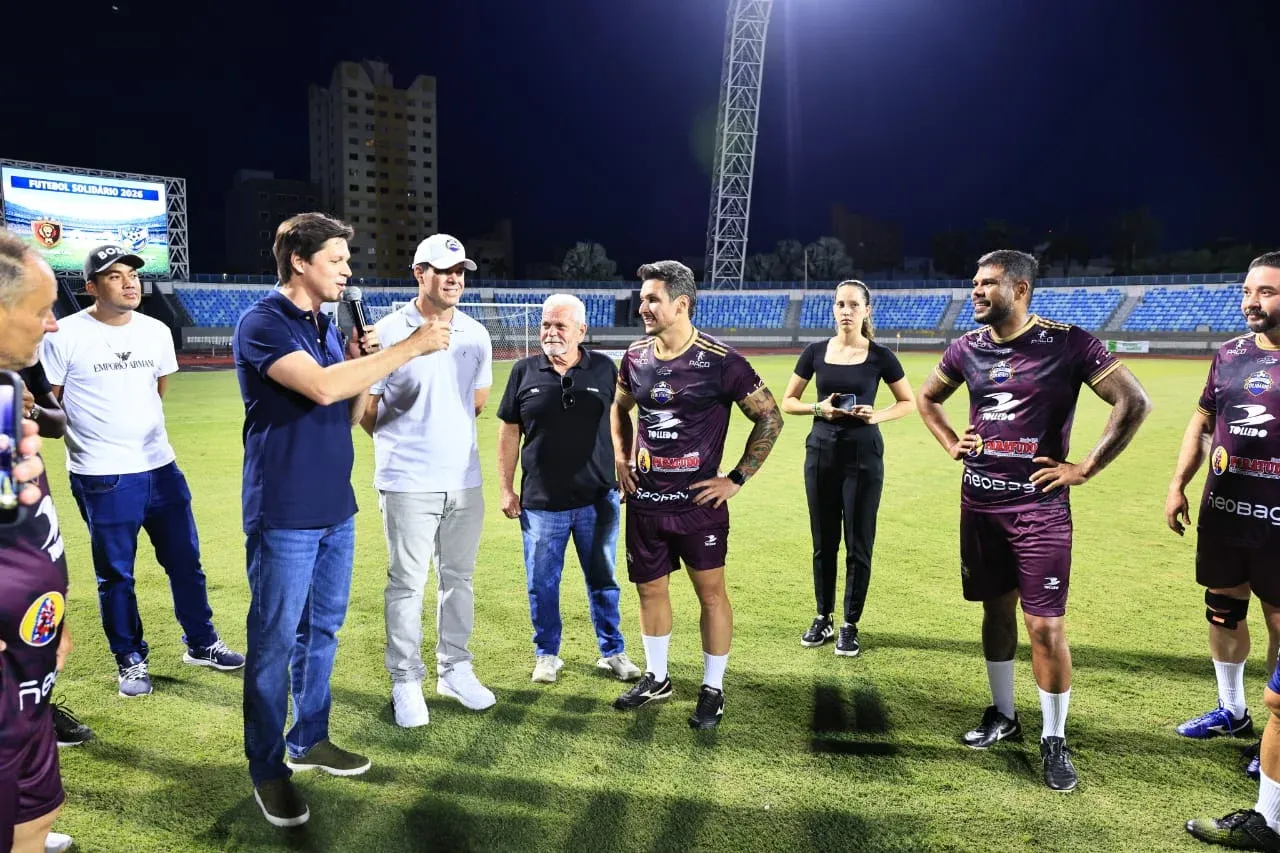 Goiás vive um momento especial no esporte e na cultura, enfatizou Daniel Vilela durante Futebol Solidário