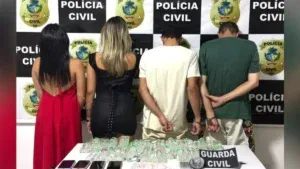 Polícia prende quatro transportando Lança perfume de São Paulo para Goiás