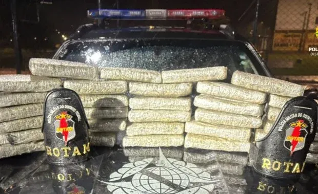 Rotam apreende carga de skunk avaliada em R$ 300 mil no Riacho Fundo II