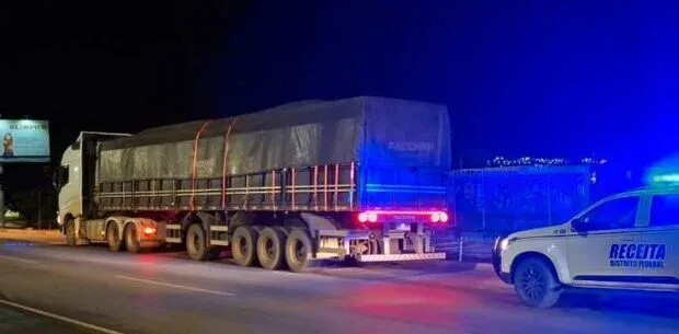 Receita do DF apreende carga de bebidas de R$ 450 mil que seria entregue em Valparaíso