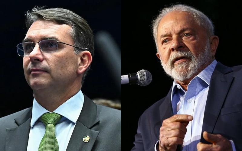   Atlas/Bloomberg: Flávio Bolsonaro tem 47,6% e Lula registra 46,6% em eventual segundo turno