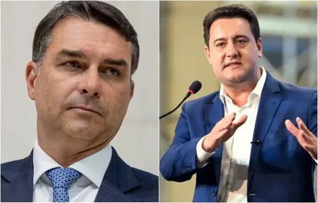   Flávio Bolsonaro pede apoio a Ratinho Jr. no 1º turno e aliados lembram pacto descumprido em 2024