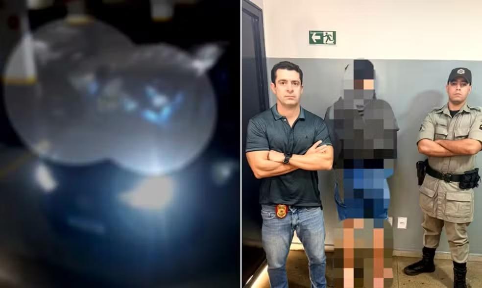 Estudante de direito é preso suspeito de dar socos e espancar namorada dentro de carro em prédio em Goiânia