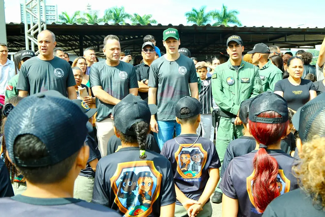 “Seja pelo ar, terra ou água, vamos garantir a segurança dos goianos”, reforça Daniel Vilela durante 2º Portões Abertos do Graer
