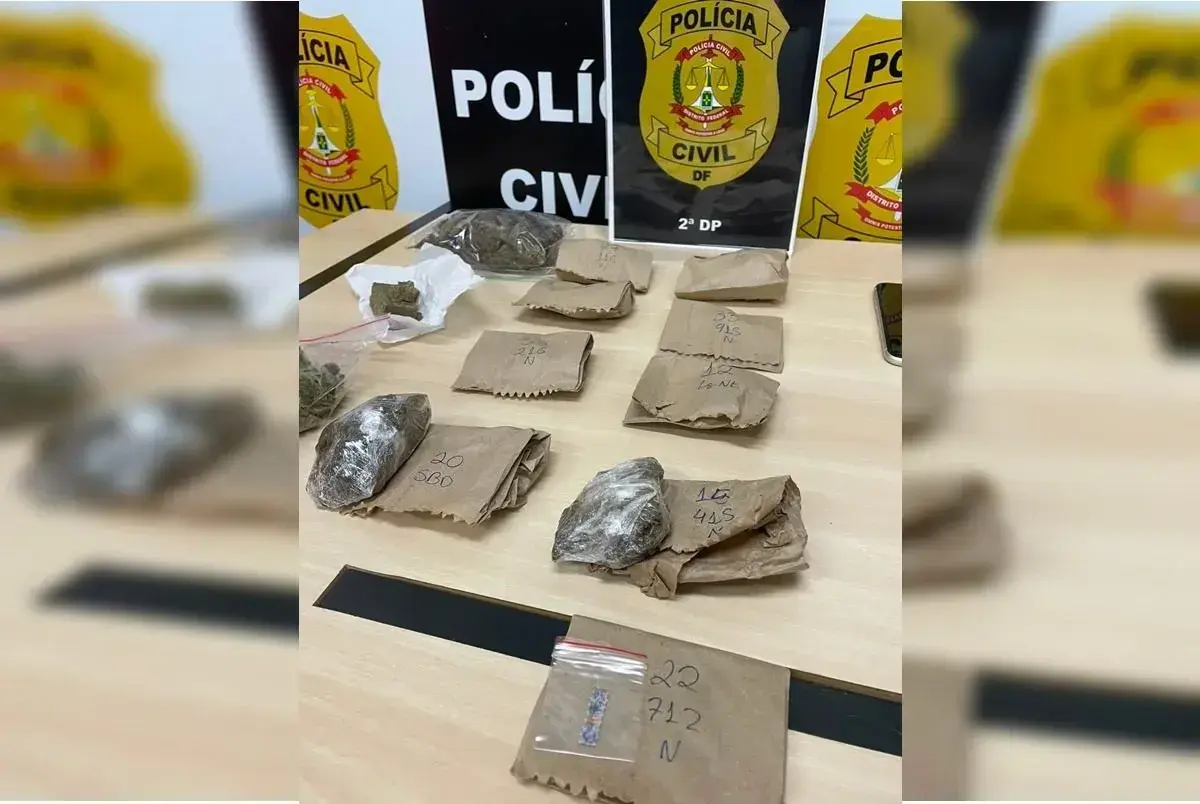 PCDF desarticula esquema de tráfico por delivery e prende dois suspeitos na Asa Norte