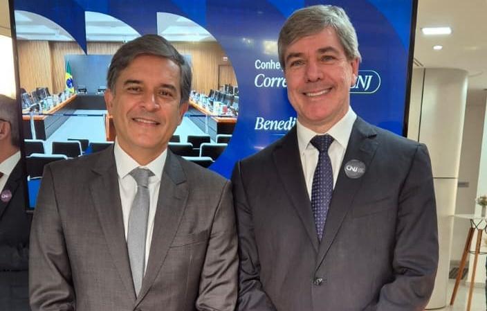 Fieg prestigia posse no CNJ e nova missão de desembargador do TJGO