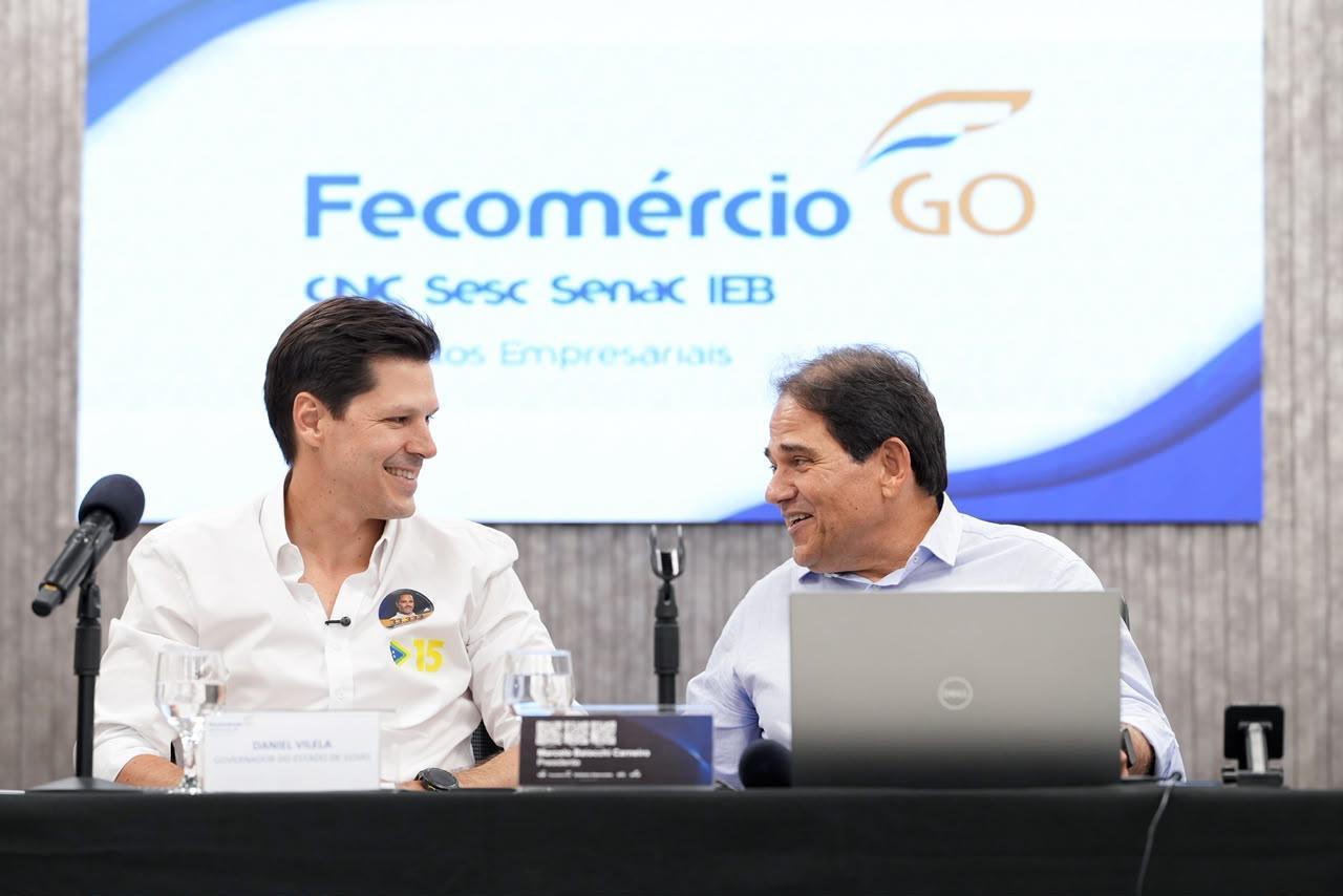 Na Fecomércio-GO, Daniel Vilela reforça parceria com setor produtivo e projeta avanço de Goiás