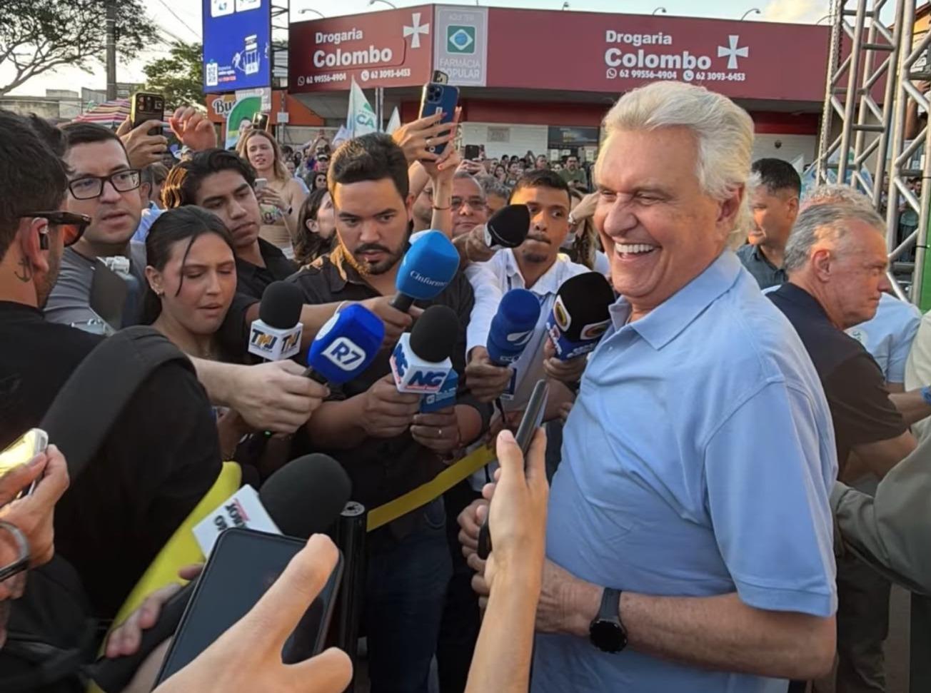 Acredito que STF fará o que sociedade deseja: abrir investigação contra Moraes, diz Caiado