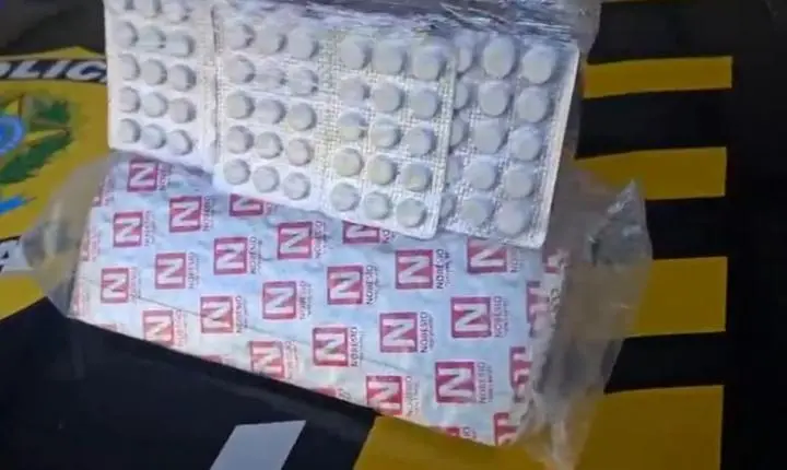Caminhoneiro é preso com cerca de 3 mil comprimidos de rebite na BR-153, em Porangatu