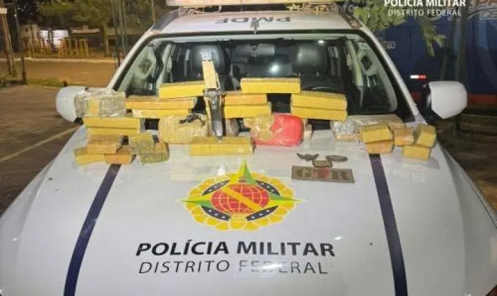 Drogas escondidas em carga de farinha são apreendidas pela PMDF