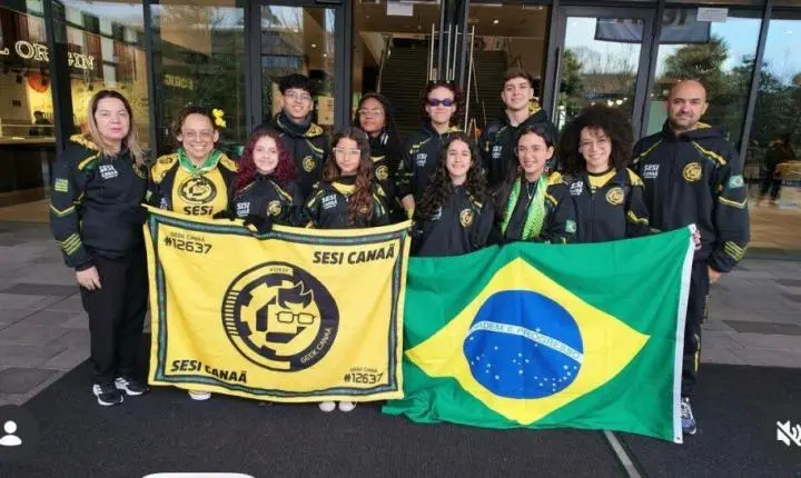 Equipe do Sesi Goiás vence torneio internacional de robótica na Austrália