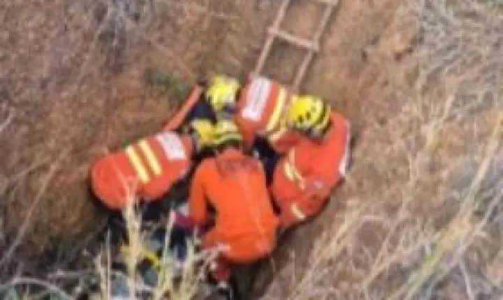 Homem é resgatado após cair em buraco de três metros em área rural do DF