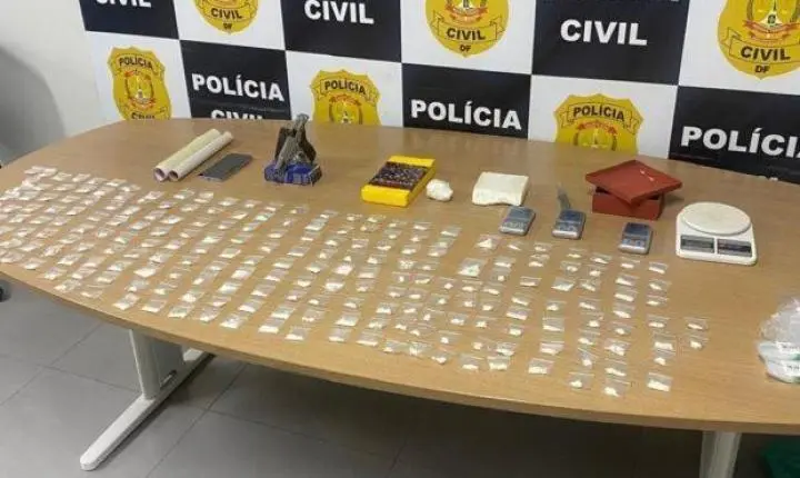 Operação Pit Bull prende quatro e apreende drogas e armas no DF e em Rondônia