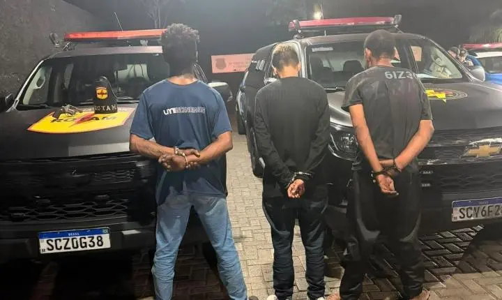 Suspeitos de homicídio são presos logo após crimes em Goiânia
